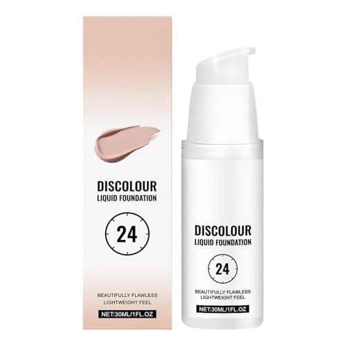 Colour Changing Foundation   Adjusts To Tone, Radiant Dewy Finish Natural Glow, 30ml Liquid + Waterproof Long Wear, Hydrating Tint Smoothing Base   For Mature & Daily Makeup