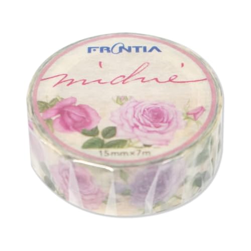 Image of Frontia Masking Tape, Michie Belladonna Salon, Japanese Decorative Tape for DIY Diary Crafts Journaling Scrapbook (3 Packs, Bulk Pack)