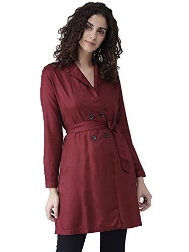 Image of Style Quotient Women's Rayon Mid-Thigh Jacket