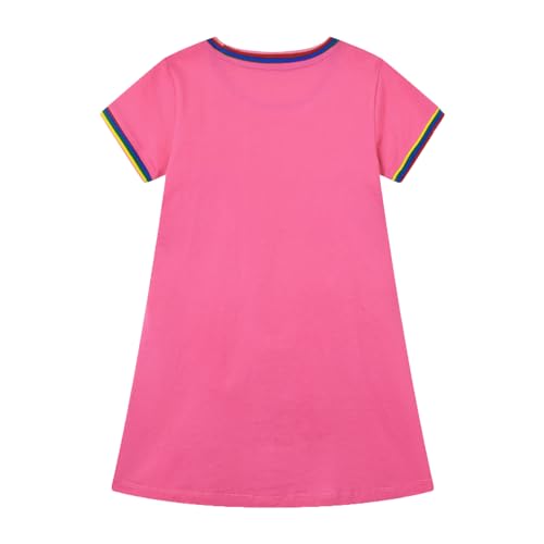 HILEELANG Toddler Girl Casual Easter Bunny Dress