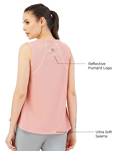 Image of PUMP'D Athleisure Women's Sleeveless Fashion Workout Vest for Women & Girls | Lightweight Activewear for Running, Sports & Gym - Lightweight, Anti-Odor, UV Protect, Dry Tech, Ultra Soft Seams