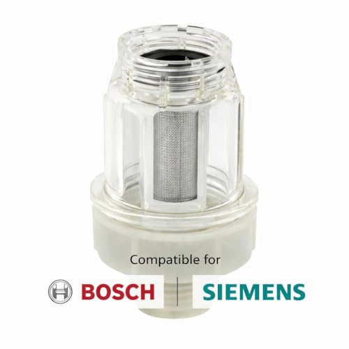 Image of Premium Water Inlet Filter for Washing Machine & Dishwasher | Compatible with Siemens & Bosch | Protects from Hard Water, Dirt & Limescale