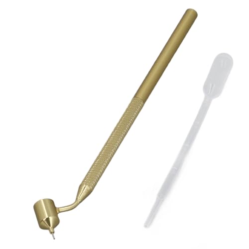 Penna per vernice a tratto fine, applicatore per vernice con tratto fine, con strumento di pulizia, per riparare graffi da pietre, pittura, disegno, scrittura, scrittura (0,4 mm)