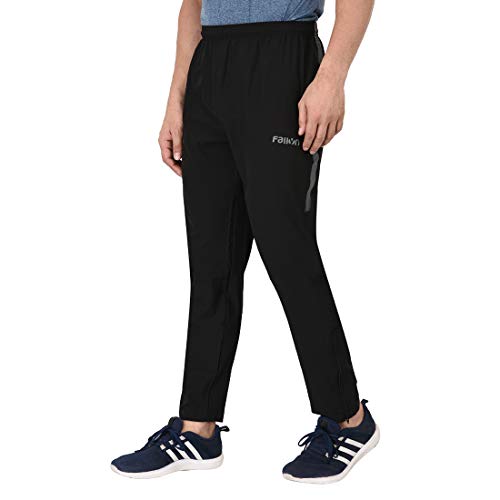 Image of Fallyn Men's Polyester Slim Fit Track Pants