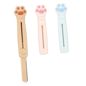 BESTYASH 3 Stück Augenbrauenrasierer Katzenpfote