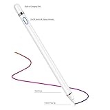Stylus Pencil Compatible for Apple,Active Stylus Pen for Touch Screens, 1.5mm Metal Fine Point High Sensitivity Digital Stylus Pen Compatible with iPad,Android Tablet and Other Touch Screen (White)