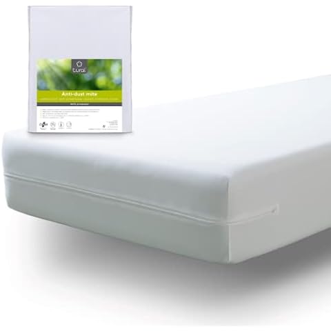 Tural - Anti-dust mite waterproof and breathable zipped mattress cover. Cot Size Size 70x140cm Cover