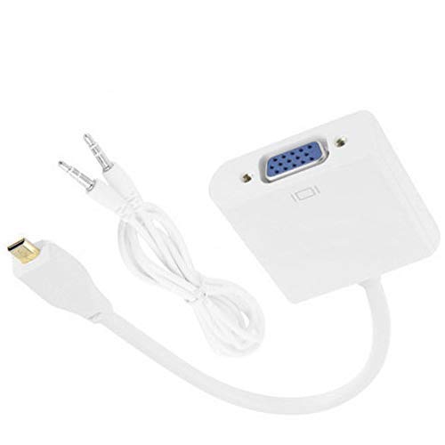Micro HDMI To VGA ϊ A_v^AMicro HDMI-VGA ϊ P[u D-SUB 15sMicro HDMI IX to VGA X 1080P vWFN^[ PC HDTV p Micro HDMI - VGA ϊ A