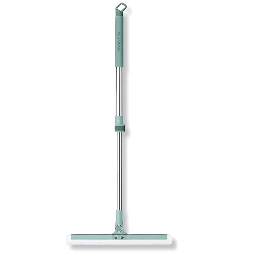 NESTWARE Magic Broom Sweeper with Extendable Handle | Silicone Floor Wiper for Wet and Dry Cleaning | Floor Squeegee Broom for Home, Bathroom, Tiles & Glass Cleaning-image-20