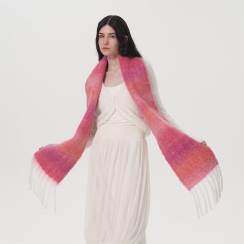 SUNDSGT Winter Scarf for Women Cold Weather Soft Long Ladies Blanket Warm Thick Wool Scarf Shawl Wrap3