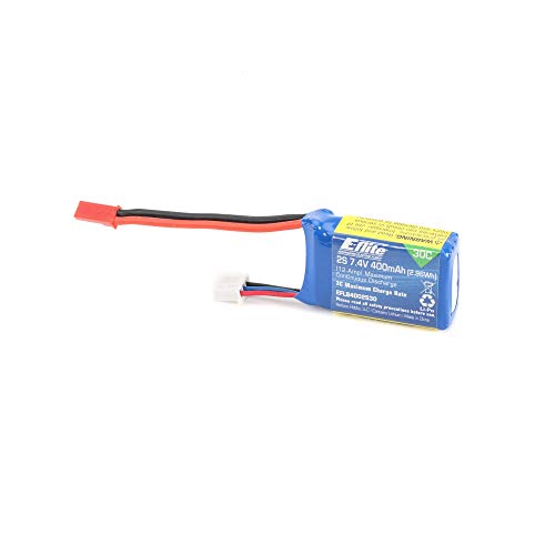 blade 400 battery - E-flite 7.4V 400mAh 2S 30C LiPo Battery: JST, EFLB4002S30