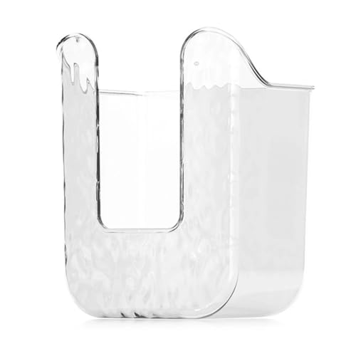 2 Pcs Kitchen Wipes Storage Box, Clear Wipes Dispenser for Bathroom, Refillable Wipes Holder, Wall Mounted Tissue Box Holder, Dispenser for Kitchen Bathroom Toilet(Clear Transparent)