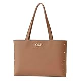 Bolsa Sacola Grande De Ombro Feminina Alça Resistente (Amêndoa)