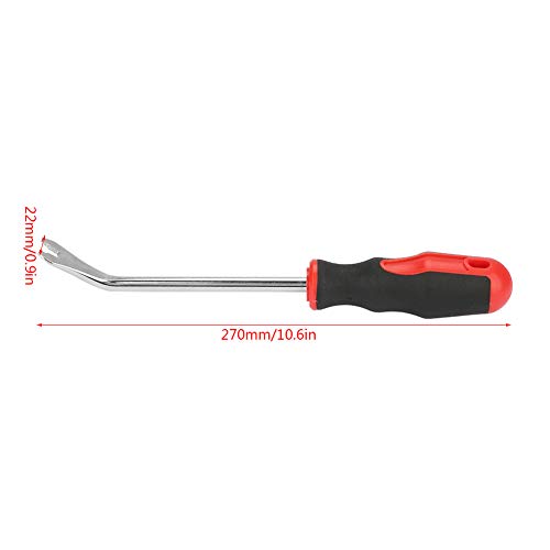 Tack Lifter, Dureté Élevée Arrache-Clou Tack Puller Tournevis Court à Boucle Outil de Tournevis Pour Enlever Les Agrafes Outil de Démolition de Pinces de Démolition pour Enlever Le Service de Rivet – Image 6