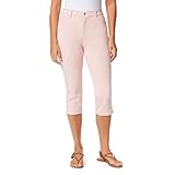 Gloria Vanderbilt womens Amanda Capri Jeans, Ribbon Pink, 12 US