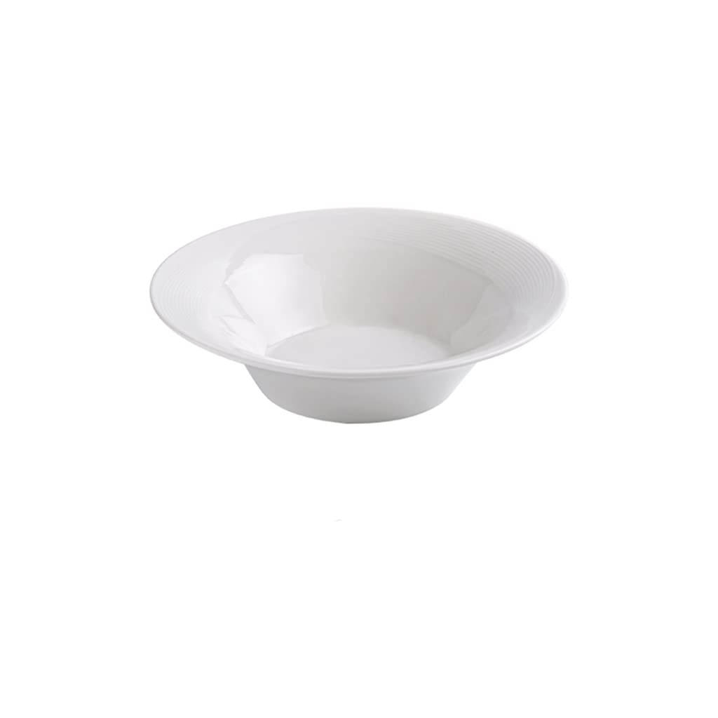 Platos de cena reutilizables Plato para servir Plato para servir Bandeja Cuenco de cerámica Plato frío de restaurante Cuenco de comida occidental Plato de fruta personalizado Plato redondo de persona