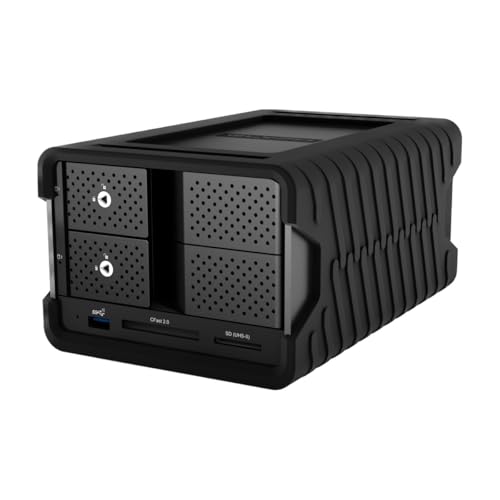 Image of Glyph Technologies Blackbox PRO RAID 16TB (2x8TB) 2-Bay USB-C 3.2 Gen 2 RAID Array, Black