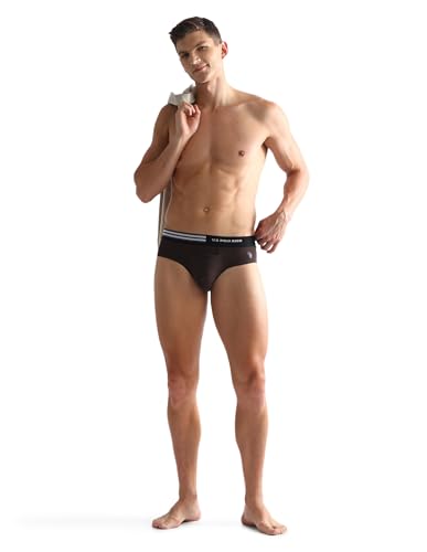 Image of U.S. Polo ASSN. Mens OEB02 Elasticized Waist Underwear Briefs - Pack of 2