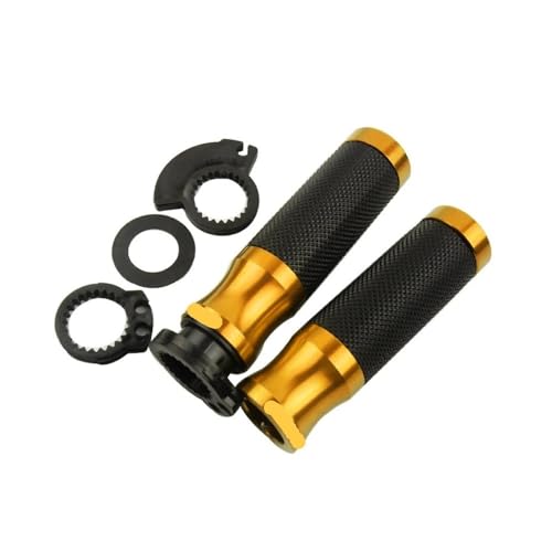 Poignées de Guidon 22 mm en Aluminium CNC et Caoutchouc pour Finition Vespa GTV