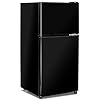 Anukis Compact Refrigerator 3.5 Cu Ft 2 Door Mini Fridge with Freezer for Apartment, Dorm, Office, Family, Basement, Garage – Black