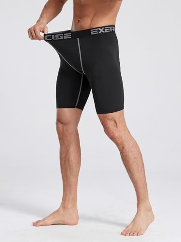 5 Pack Compression Shorts Men Compression Underwear for Men Athletic Mens Spandex Baselayer,Running,Workout2