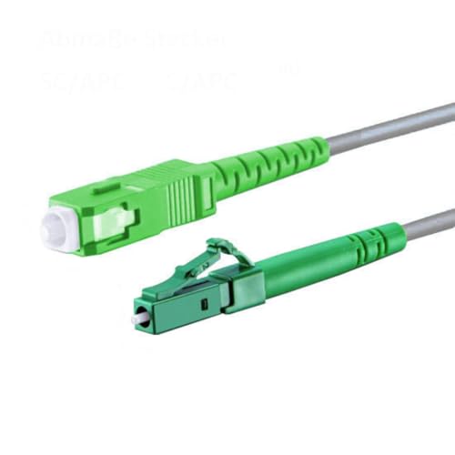 Câble à fibre optique LWL OS2 monomode jarretière 20m SC-LC APC