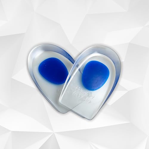 Image of Wonder Care 1 Pair Gel Heel Cushion For Heel Pain Relief Women And Men | Silicone Heel Pad | Plantar Fascitis Inserts Heel Spur Pads| Achillies Heel Support| Cushion Heel Inserts | Large