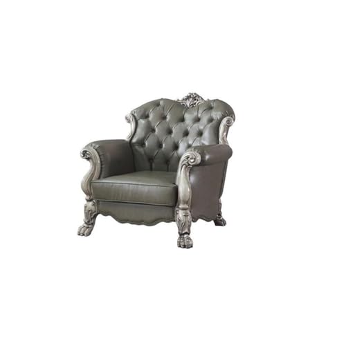 Sillón Plegable PU Blanco hueso miniatura 1