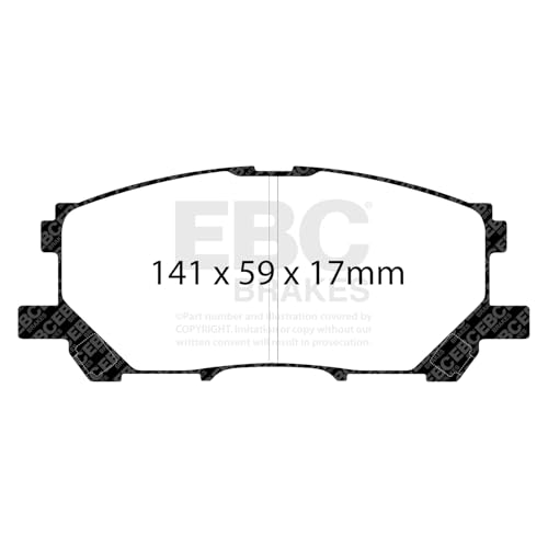 Image of EBC Brakes DP61681 6000 Series Greenstuff Truck and SUV Brake Pad