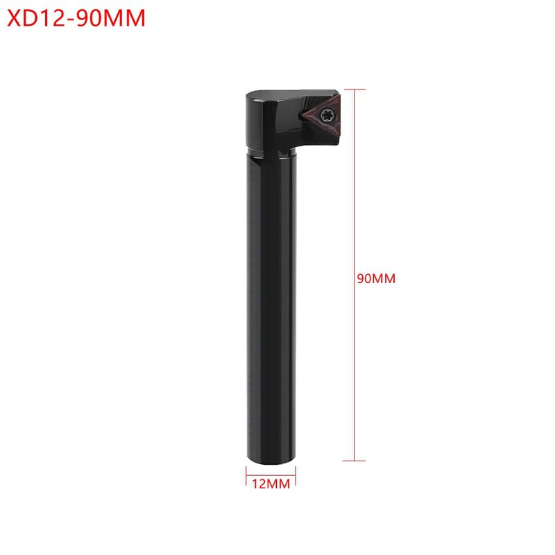 5PCS/Set Shank 12MM Milling Machine Fine-Tuning Boring Device CNC Machine Clip Tool Holder Boring Tool Holder Blade Boring Bar