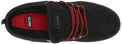 Image of Globe Men's Motley Mid Shoe, Black /Red /Fur, 10 M US