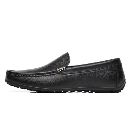 Casual Loafers for Mens Pu Leather Casual Solid Color Non Slip Anti-Slip Outdoor Slip-on4