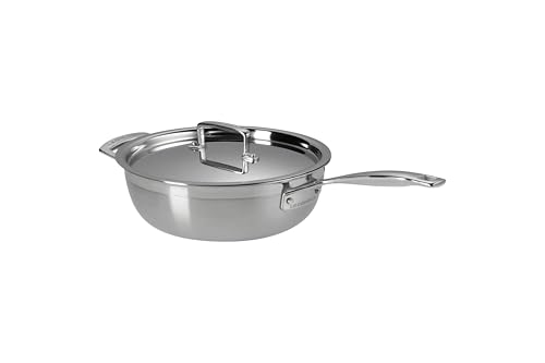 Image of Le Creuset Stainless Steel Classic 3-Ply Chef's Pan, 3.5qt