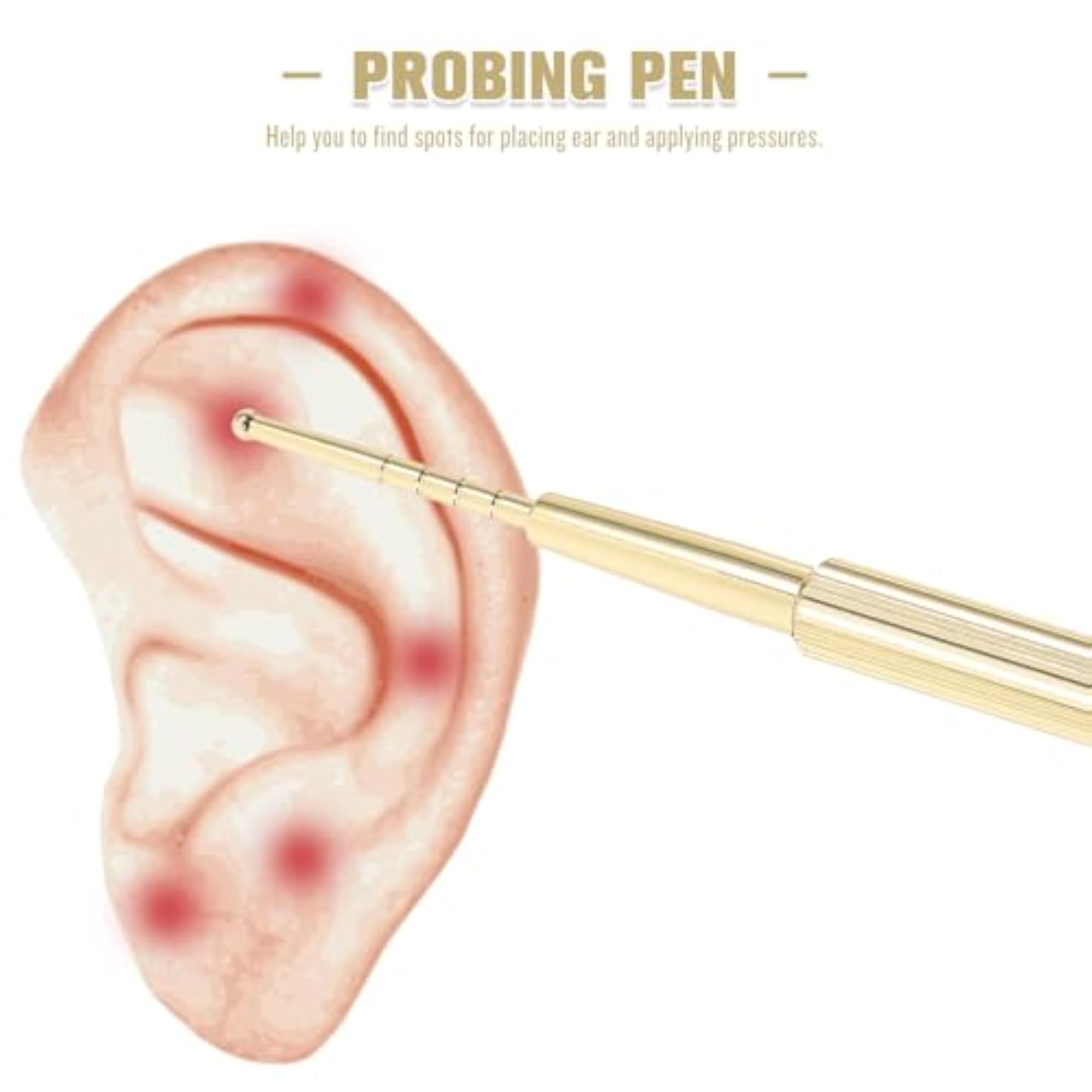 ROSENICE Ear Acupuncture Point Probe, Acupressure Pen