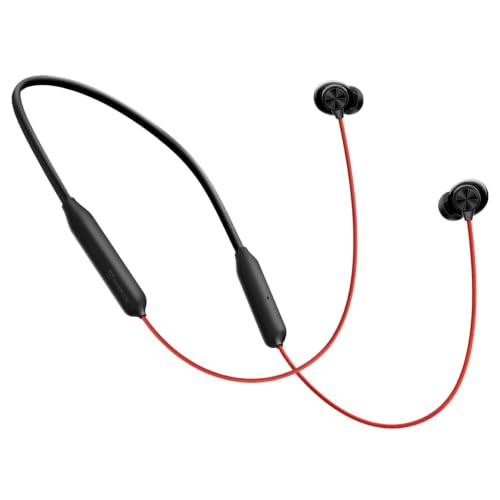 Image of Bluetooth Wireless in-Ear Neckband Earphones with Mic, 12.4mm Dynamic Drivers, Up to 30 Hours Playtime, Fast Charging, IPX Water & Dust Resistance, Deep Bass, Type-C, ENC Calling (Black)