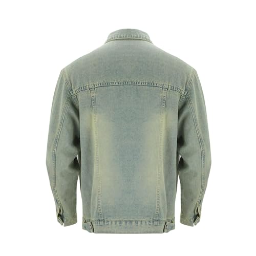 Veste en jean homme confortable coupe droite pour remplacer les manteaux trop lourds
