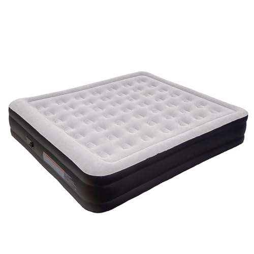 DIMAR GARDEN Colchón de aire tamaño King con bomba integrada, colchón hinchable de 18.5 pulgadas, cama inflable para el hogar