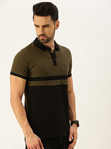 Image of Veirdo Men's Cotton Solid Classic Fit T-Shirt