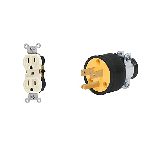 clavija 220v 3 polos marca Volteck
