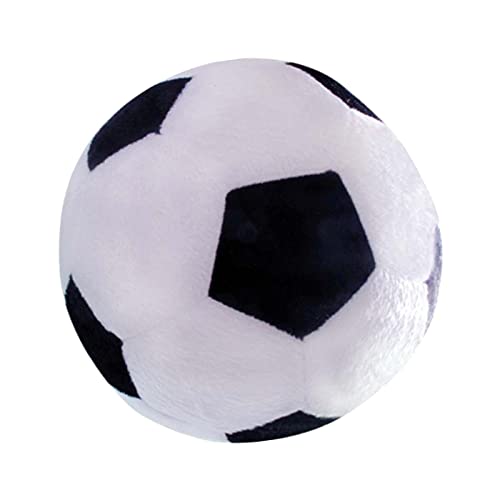 perfeclan Juguete de Peluche de fútbol, Almohada de Peluche, Juguete de Peluche para niños pequeños, niños y niñas , Negro y Blanco Cover