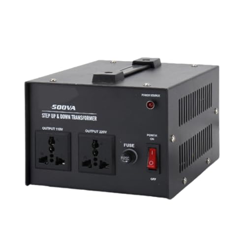 Lift Down Transformer 220V to 110V 120V to 230V Power Transformer Household Appliances Step Down Socket,500VA