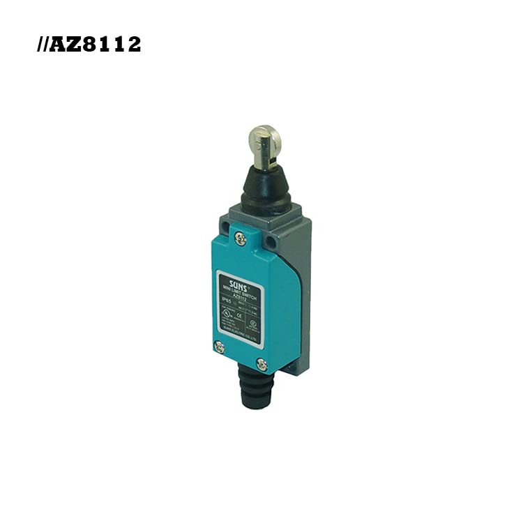 Miniatura 3 de AZ-8112 Serie AZ8 Actuador de émbolo de rodillo, interruptor de límite compacto de acción a presión Reemplazar ME-8112 TZ-8112 Interruptor de límite