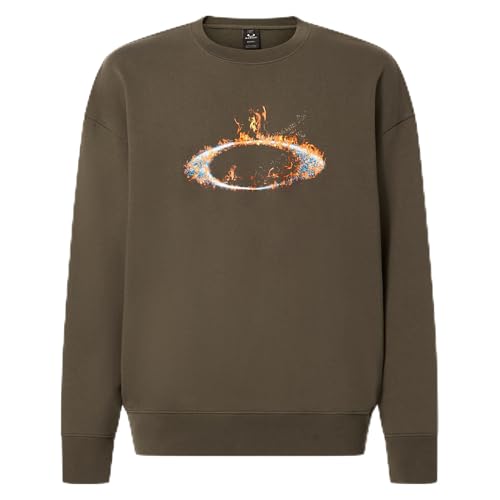 Sweat-shirt Oakley col rond métal homme aux finitions haut de gamme