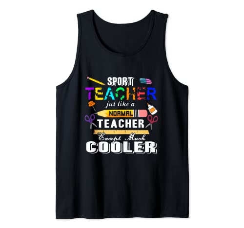 Funny PE teacher physical education sport teacher gift Débardeur