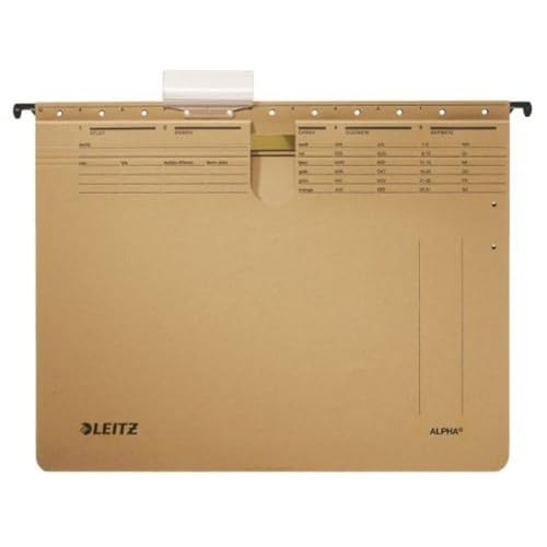 Preisvergleich Produktbild Leitz Hängehefter ALPHA / 1914-00-00 A4 naturbraun 250g / qm Inh.1