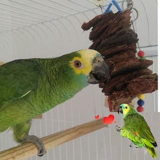 Brinquedo para Papagaio, arara, cacatua, Casca de Pinus Grande (G)