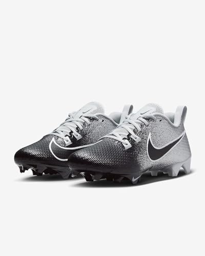 Nike Vapor Edge Speed 360 2 Football Cleats (Metallic Silver/Black-White, US Footwear Size System, Adult, Men, Numeric, Medium, 8.5)3