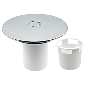Shower Drain Cover, Shower Trap Cover, Shower Plughole Cover 90mm / 115mm Plug Drain Replacement Hole Chrome Finish Fast…