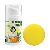 Lederpflegecreme, 50 g Feuchtigkeitscreme für Leder, inklusive, pflegende Haushaltspflege, Möbelschutz, Autositzreiniger für Stiefel, Schuhe