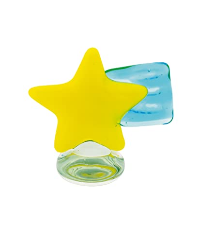 かわいらしい ガラス細工 プチシリーズ 流れ星 台付のサムネイル